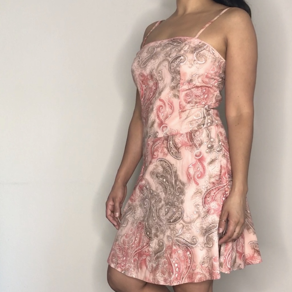 1990s preppy style Vintage Made in USA! mini Dress